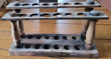 ANCIEN MATERIEL DE CHIMIE LABORATOIRE EN BOIS  QUI A BEAUCOUP SERVI