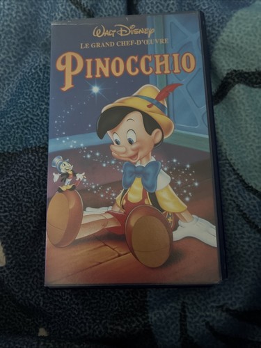 Pinocchio vhs secam walt - pinocchio,