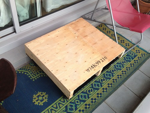 Table basse palette - , bois