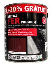 Peinture Fer TOLLENS "Rouge Pays Basque" 2,4L