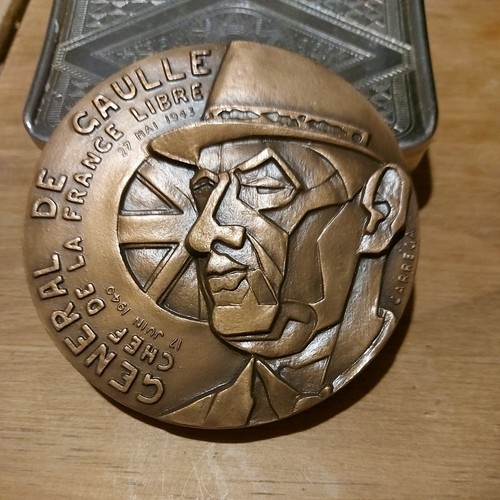 Général gaulle médaille - gaulle,,
