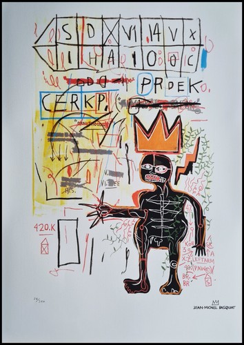 Jean michel basquiat avec - jean-michel,