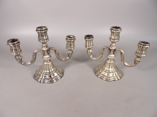 Paire chandeliers feux en - paire,