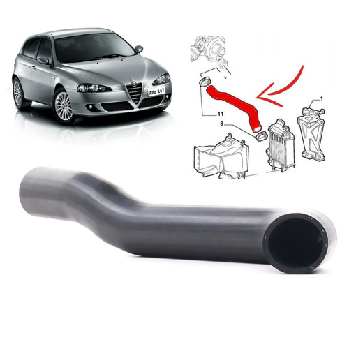 Tuyau air intercooler - tuyau,