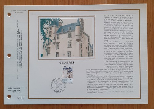 Feuillet cef 1er jour - feuillet,