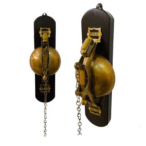 Cloche porte laiton - cloche, en