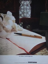 PUBLICITÉ 1970 WATERMAN LE