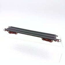 Wagon plat long à bogies pour