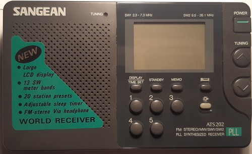 Radio portable sangean ats - radio, ats-202