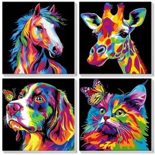 4 Pièces Peinture Numero