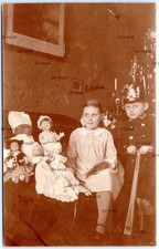 Boy in Military Uniform with