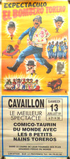 AFFICHE FERIA SPECTACLE TAURIN