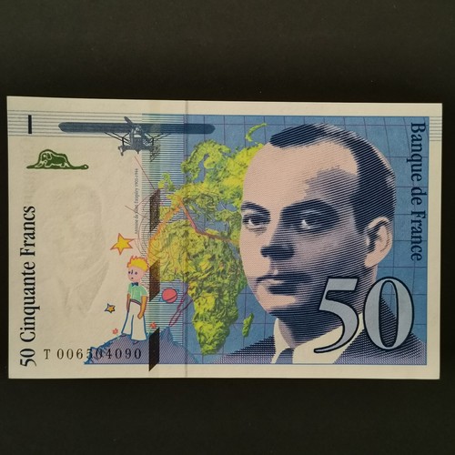 Billet francs saint exupery - 50,