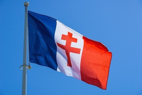Drapeau france libre 90x60 - drapeau,