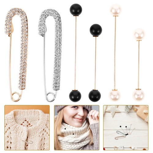 Pcs broche perles - pcs, pinces