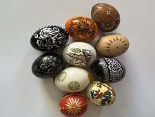 Œufs de Pâques peints à la main, Décoration de Pâques