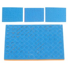  1 jeu de tampons abrasifs ronds en papier de verre pour modélisme – Disques