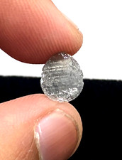 0.50ct 9.5mm Poire Forme Sel Et Poivre Flatcut Diamant Naturel Pour Cadeau