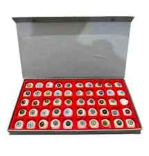 Vintage Human Prothestic Eye 50 Pc Oeil Différent Teinte Ancien Verre Artificiel