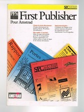 FIRST PUBLISHER POUR AMSTRAD -