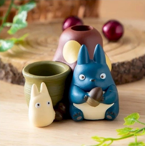 Figurine pot crayon ghibli - figurine, à