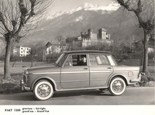 Photo / photograph presse originale Fiat 1100 103 / 1200 Granluce Grand-vue 1960