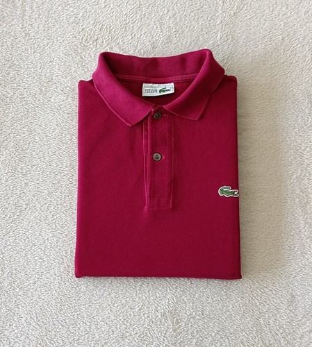 Polo lacoste rouge bordeaux - polo,