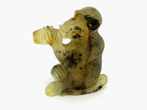 Figurine singe ambre cadeau - singe,