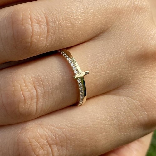 Bague mariage croix - de,