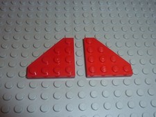 2 x LEGO red Plate ref 30503 /