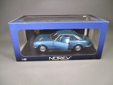 AX147 NOREV 1/18 1:18 PEUGEOT 504 COUPE BLEU METALLISE REF 184755