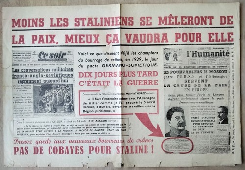 Affiche anticommuniste staline - affiche,