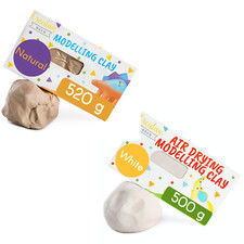 Creative Deco Argile à Modeler | Pâte à Modeler | Autodurcissante | 2 Variantes