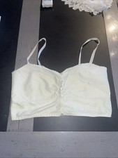 Brassière corset soutien-gorge , Boutonnage devant.  Lingerie Ancienne. 