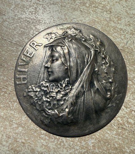 Plaque métal argenté art - plaque,
