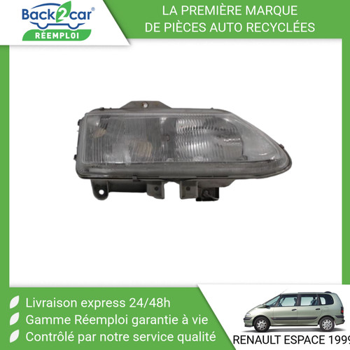 Phare droit renault grand - phare,