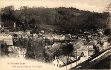 CPA PLOMBIERES - Vue prise route du VAL-d'AJOL (456117)