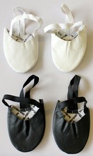 chaussons, demi chaussons, rythmiques gymnastique GIMER 7/185,blancs en 37