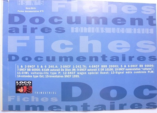 Fiches documentaires matériel