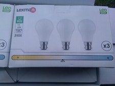 18 ampoules led plastique B22, 1521lm = 100W blanc neutre , marché , guirlande