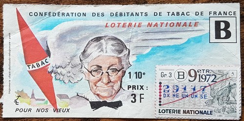 Billet loterie nationale - billet, de