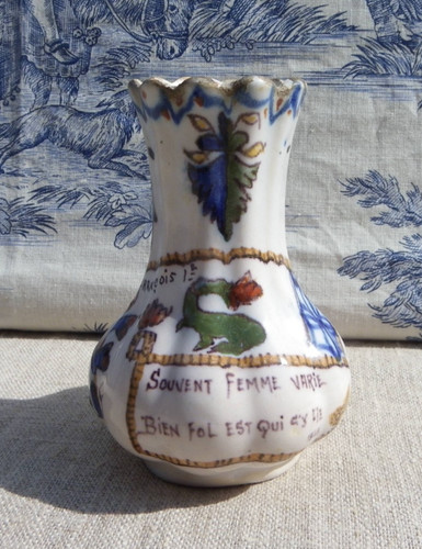 Ancien petit vase - ancien, faÏence