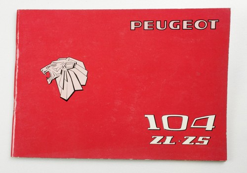 Notice entretien peugeot - notice, 104