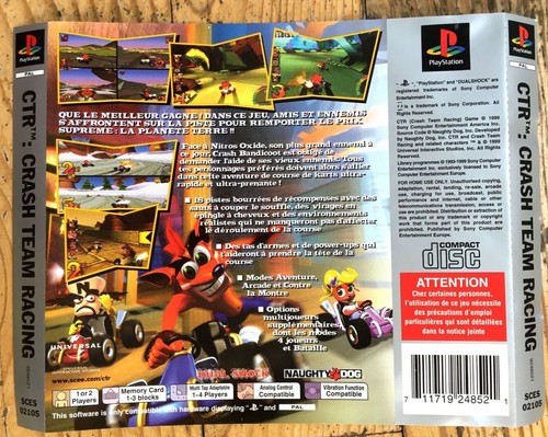 Crash team racing jaquette - team,