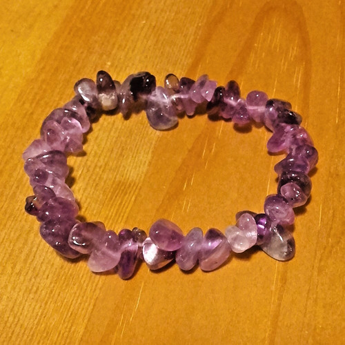 Bracelet baroque améthyste - bracelet,