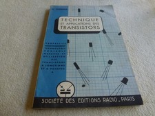 LIVRE  TECHNIQUE ET APPLICATIONS DES TRANSISTORS 1955