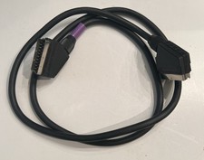 Péritel noir audio/vidéo mâle/mâle 150 cm VHS ou S-VHS