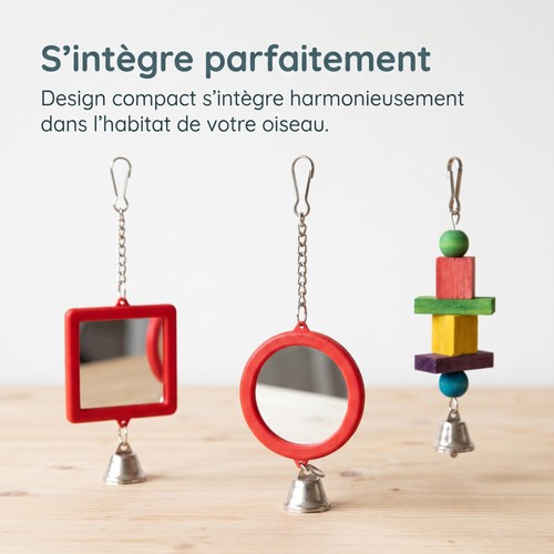 Miroir cage oiseau - miroir,