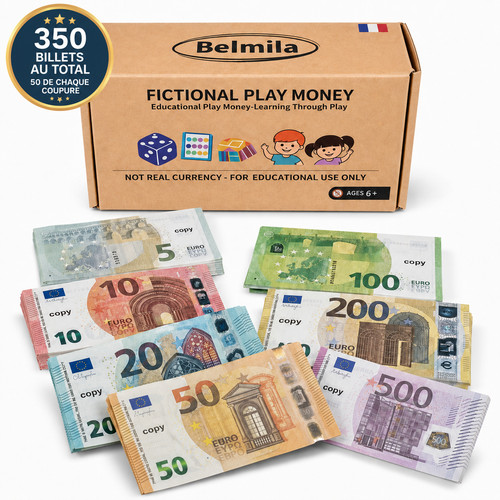 350 billets euros factices - billets,
