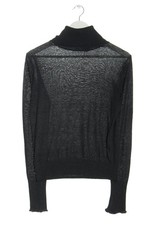 ZARA KNIT Pull-over à col roulé Dames Pull T EU 38 gris clair style décontracté